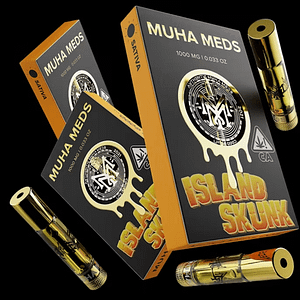 D8 Muha meds island skunk cart 1g
