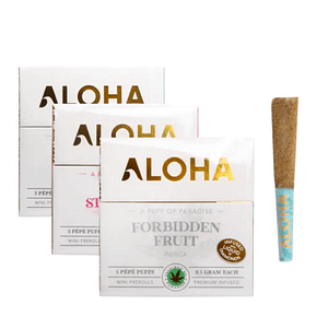 Aloha Infused Pre-Rolls – 5 Pack | $80